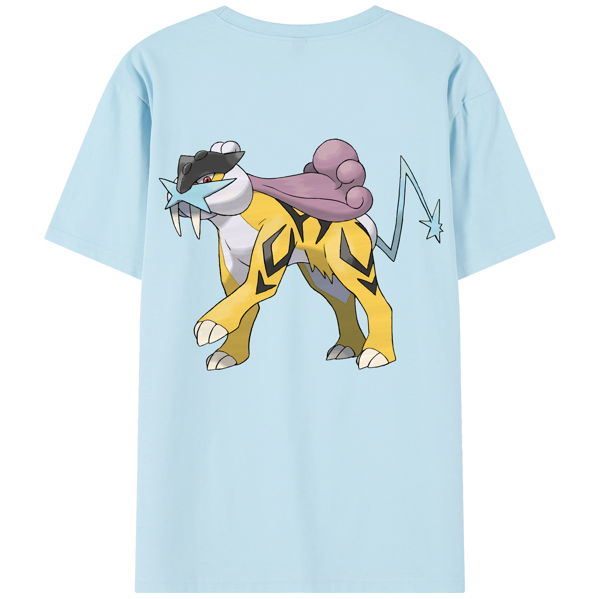 （画像用） ポケットモンスター Pokémon 綿100％半袖Tシャツ（背面プリント）